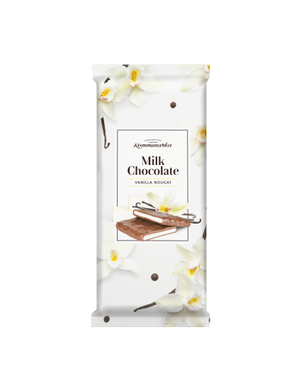 Milk Chocolate vanilla nougat молочный с ванильной нугой, 85г